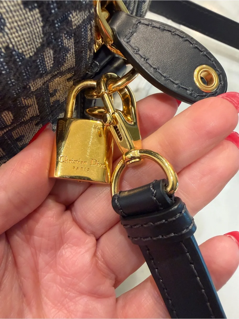 Dior Navy Groove 20 Classic Monogram Canvas - No Longer Available!